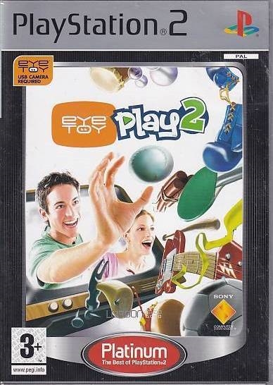 EyeToy Play 2 - PS2 - Platinum (Genbrug)